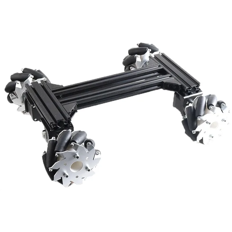 

Best selling 100mm smart car with heavy load DIY metal chassis 42 stepping motor