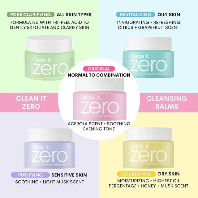 BANILA CO Clean It Zero Cleansing Balm 25ml/100ml Makeup Remover Deep Eyes  Lips Face All in One Korea Cosmetics - AliExpress