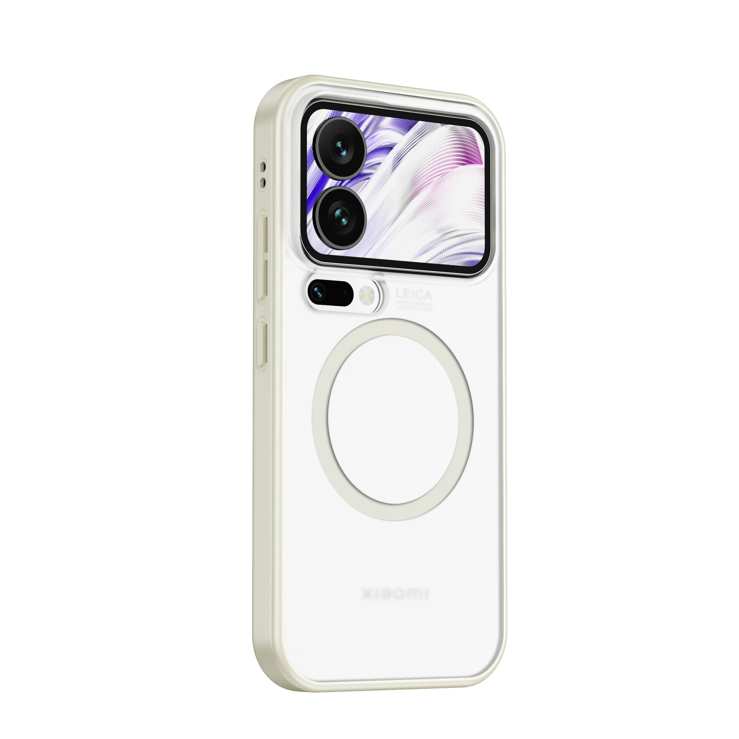 Matte & Clear Magnetic Wireless Charging Armor Case - Military Shockproof Back Cover