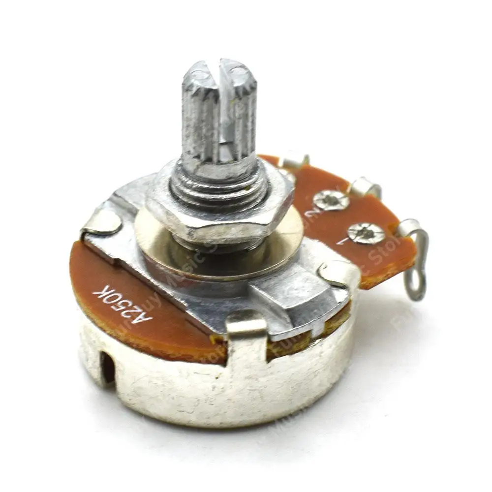 15mm A250K B250k A500K B500K Short Shaft 15mm Linear Pot Guitar Tone Potentiometer for Electric Guitar 4pcs guitar tool