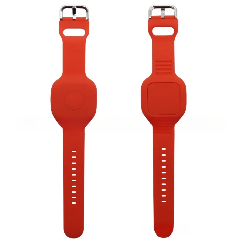 All-in-One Silicone Watchband with Concealed GPS Tracker Holder