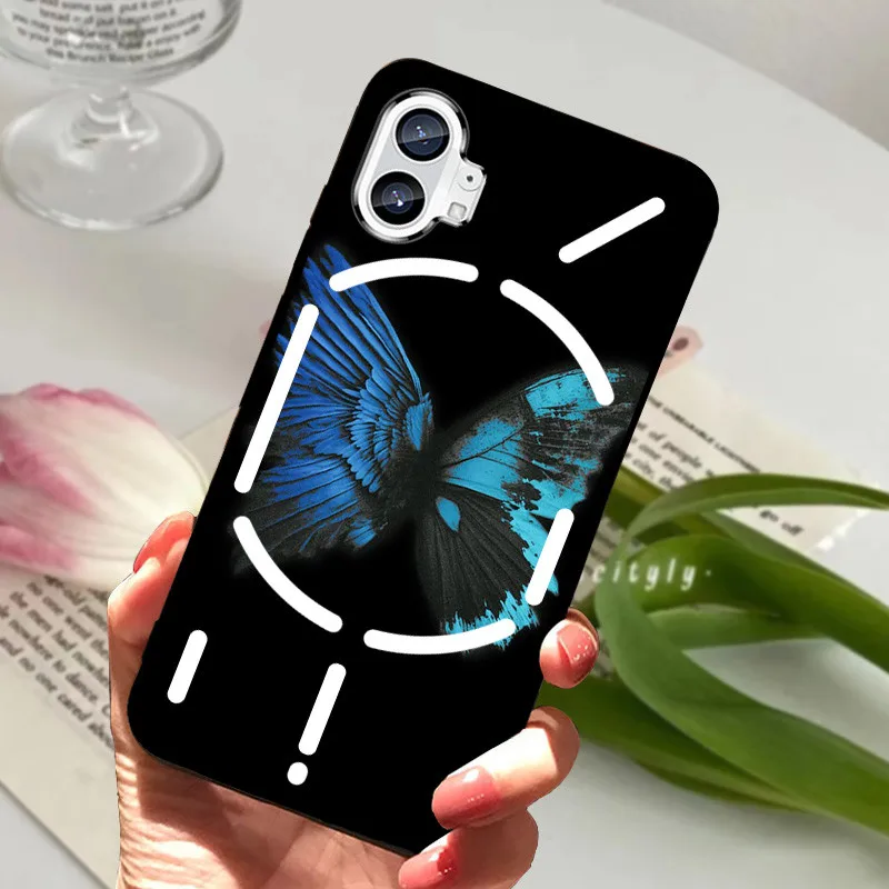 Shockproof Black Bumper Back Phone Case