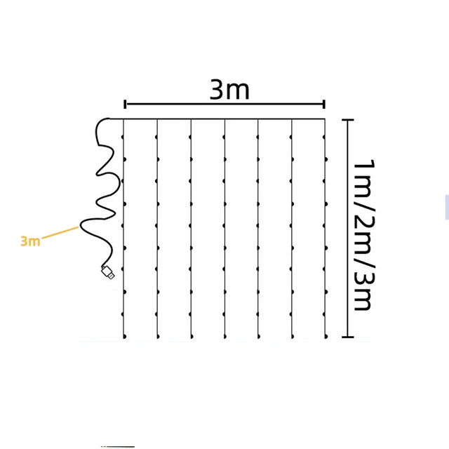 축제적인 아름다움으로 크리스마스 휴일을 밝히는 마법 같은 LED 요정 스트링 화환