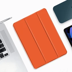 AJIUYU Magnetic Smart Folio Case for iPad - Premium Protection and Stylish Design (Orange)