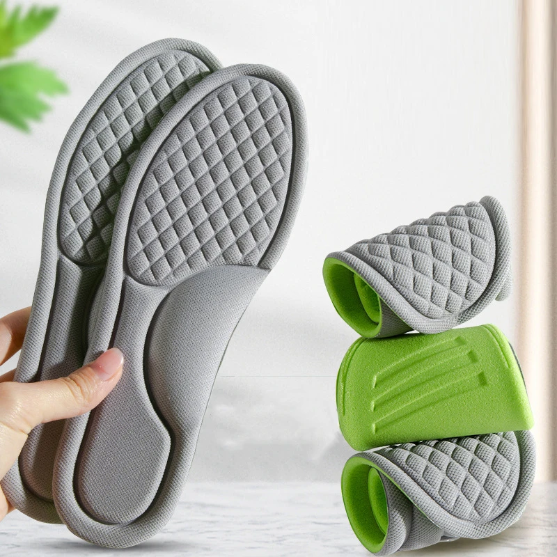 5D Soft Memory Foam Orthopedic Insoles Deodorizing for Shoes Sports