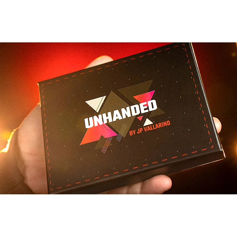 Unhanded (Gimmicks) by JP Vallarino Magic Trick Deck Card Vanishing Penetrate Magia Close Up Street Illusions Mentalism Props