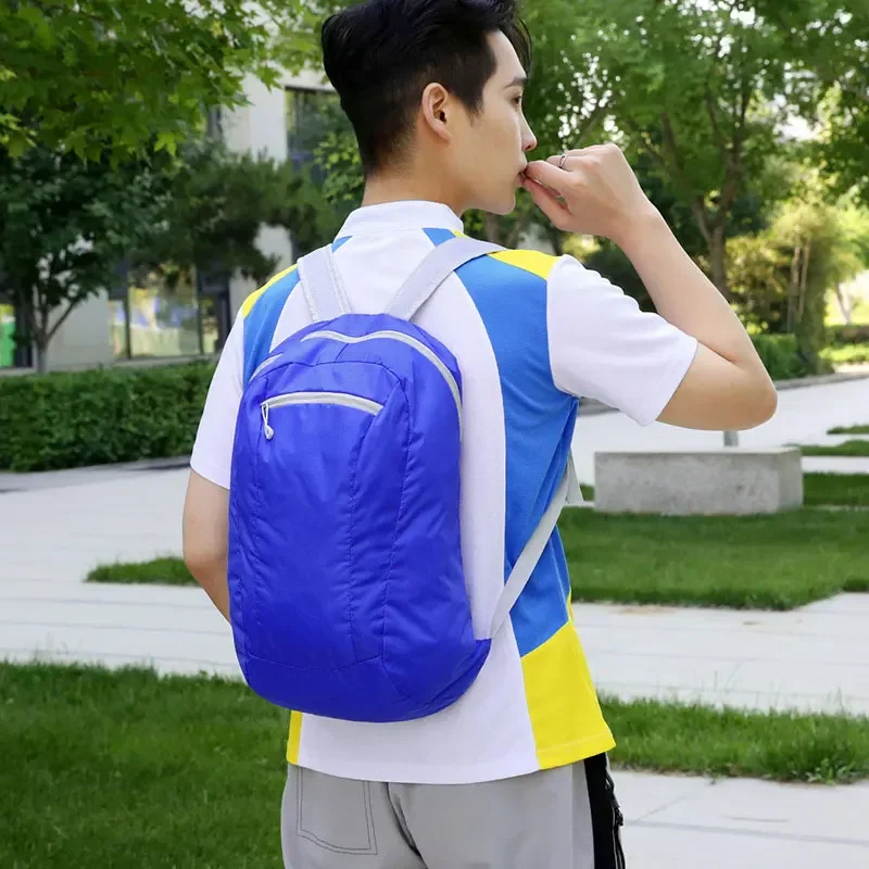 Waterproof Backpack Portable Folding Bag Student Backpack Outdoor Large Capacity Movement Men Women Traveling Bag,running backpack