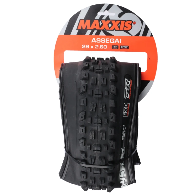 MAXXIS ASSEGAI-Pneus VTT Pliants Sans Chambre à Air, 27.5/29 Pouces, 60  Tpi, 3CG, esse, Vélo de Montagne, 27.5, 2.5, 255,29x2.6, Speed  DstressTubeless