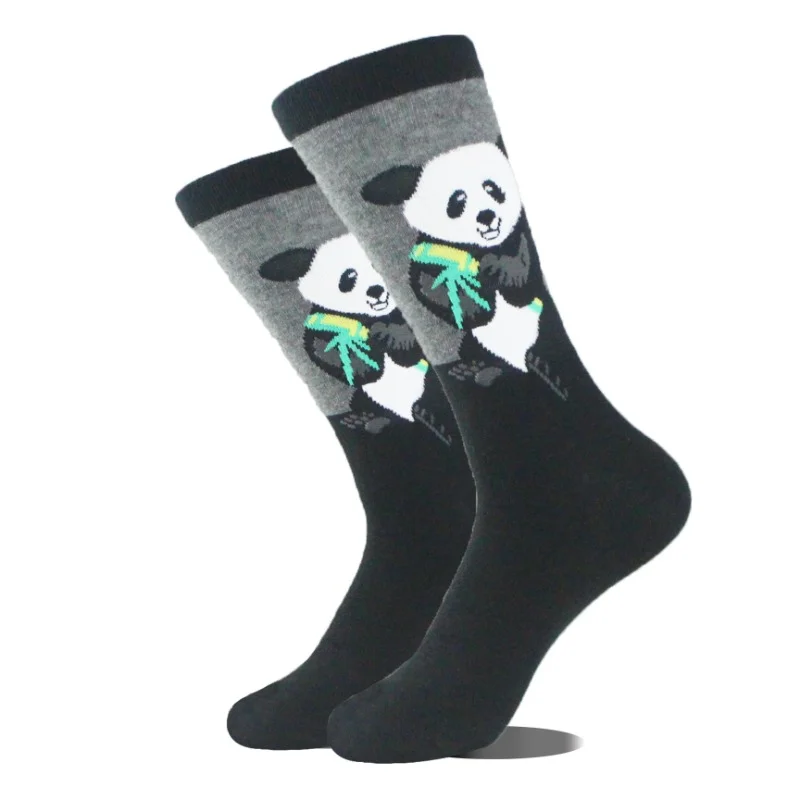 Animal Novelty Socks With Alien Dinosaur Pug Panda Flamingo Cactus Skateboard Print For Men Women Unisex EU 37-44
