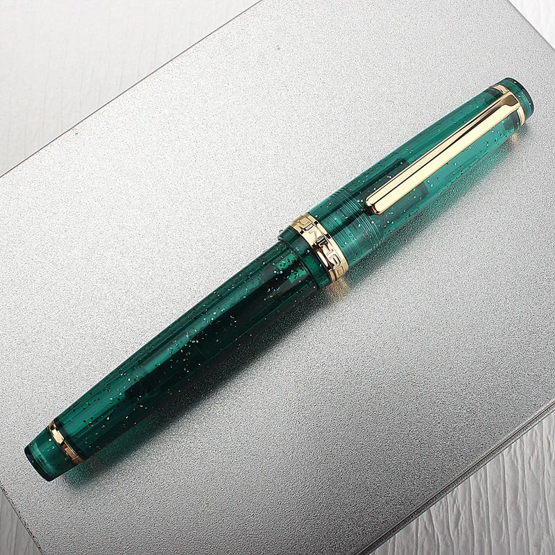 Jinhao 82 Fluorescent White Fresh Color Fountain Pen  Acrylic Barrel Fine Nib for Writing Calligraphy Office School 6