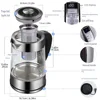 1.8L Portable Electric Kettle Teapot 1800W Glass Stainless Steel Water Boiler Fast Heating Tea Pot Home Appliance 220V 전기포트 주전자 3