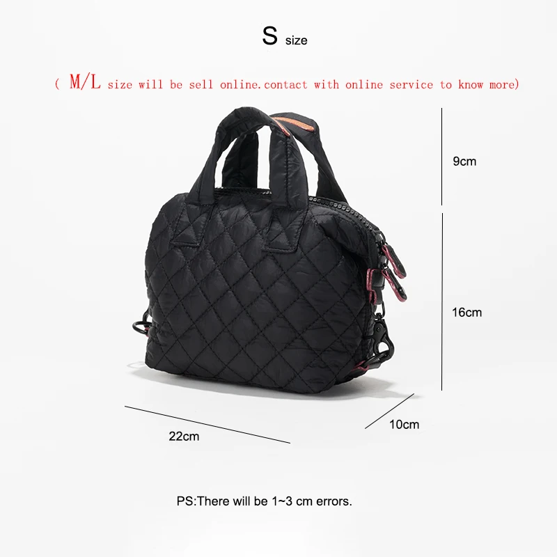 MABULA Women Winter Luxury Quilted Pillow Tote Handbag Female Brand Design Mini Feather Down Padded Crossbody Bag Phone Purses