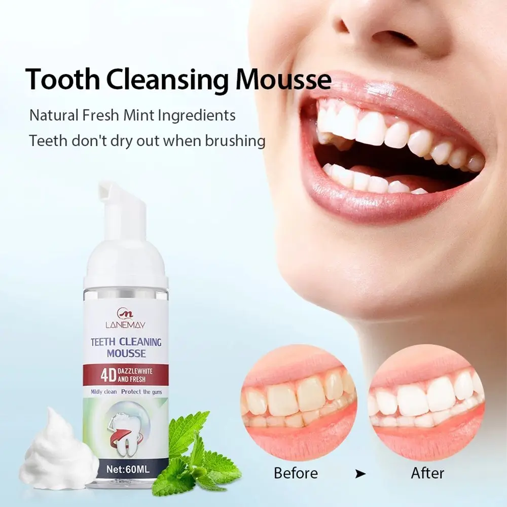 Toothpaste Stain Removal Oral Hygiene Deep Cleansing Mouth Wash Teeth