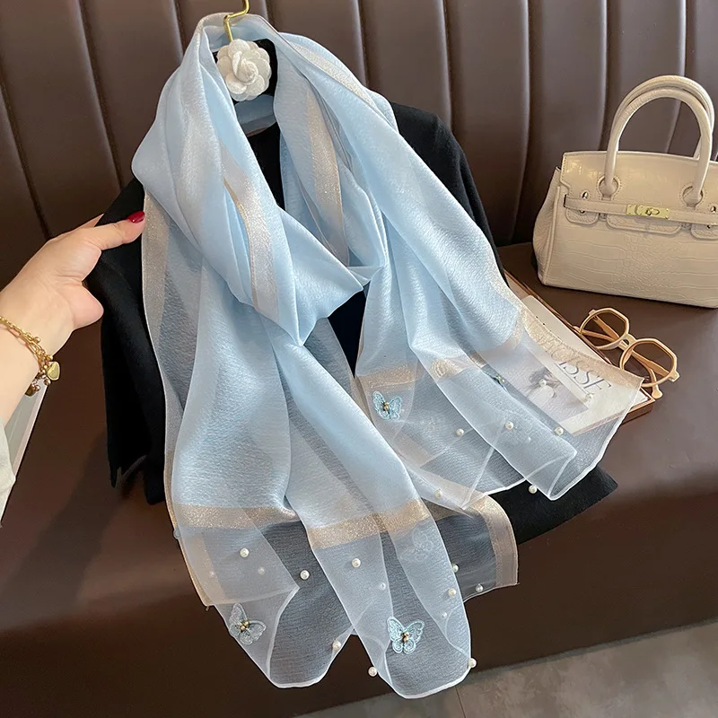 

Silk wool scarf Shawls and Wraps for Women Bufandas Foulard Hijab New Lady Pashmina Neck Winter Scarves Bandana Poncho echarpe