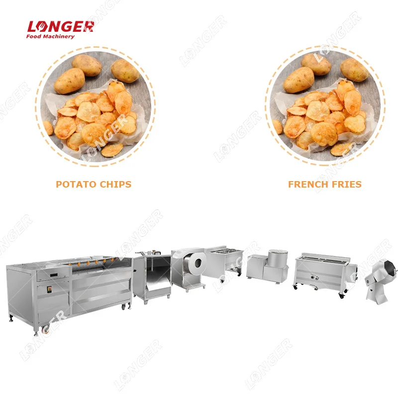 Ligne De Production De Chips À Petite Échelle 50 Kg/H Prix