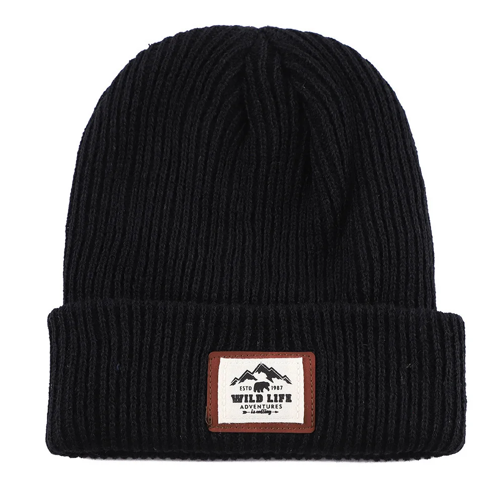 Knitted Beanie for Men Women Winter