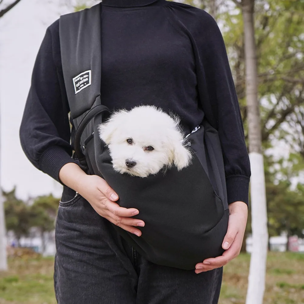 Pet Crossbody Shoulder Cat Puppy Sling Carrier Bag Pet Crossbody Shoulder Bag Outdoor Travel Portable Carry Supplies