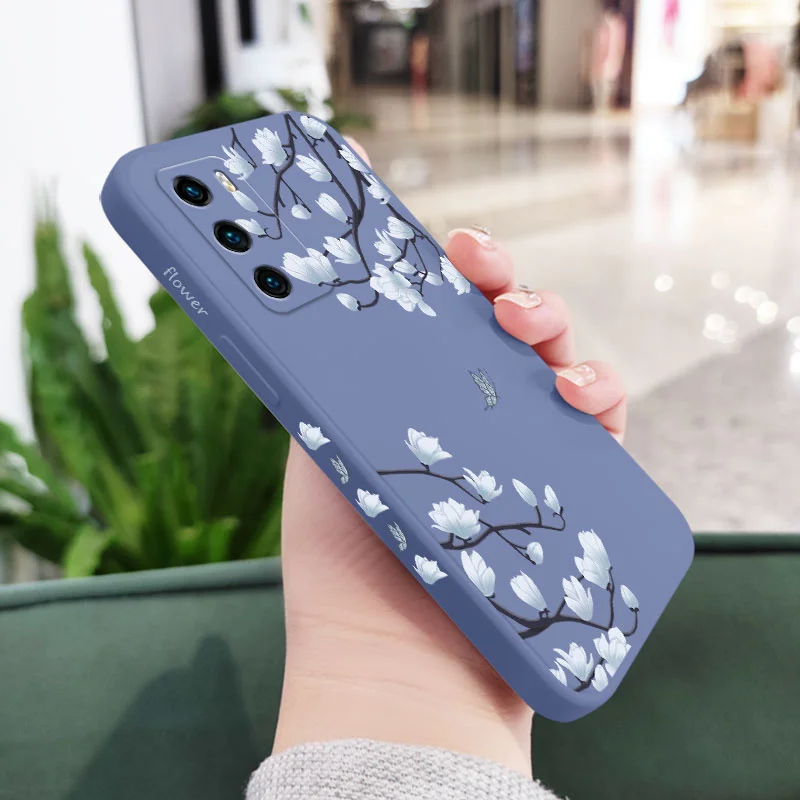 Tree Branch Design Liquid Silicone Phone Case - Sleek and Durable Cover
