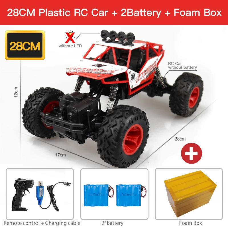 4WD 2.4GHz Remote Contro Car Wireless Remote Control Off-road Vehicle Control Model Off-road Vehicle Control Truck Children Toys lightning mcqueen remote control car RC Cars