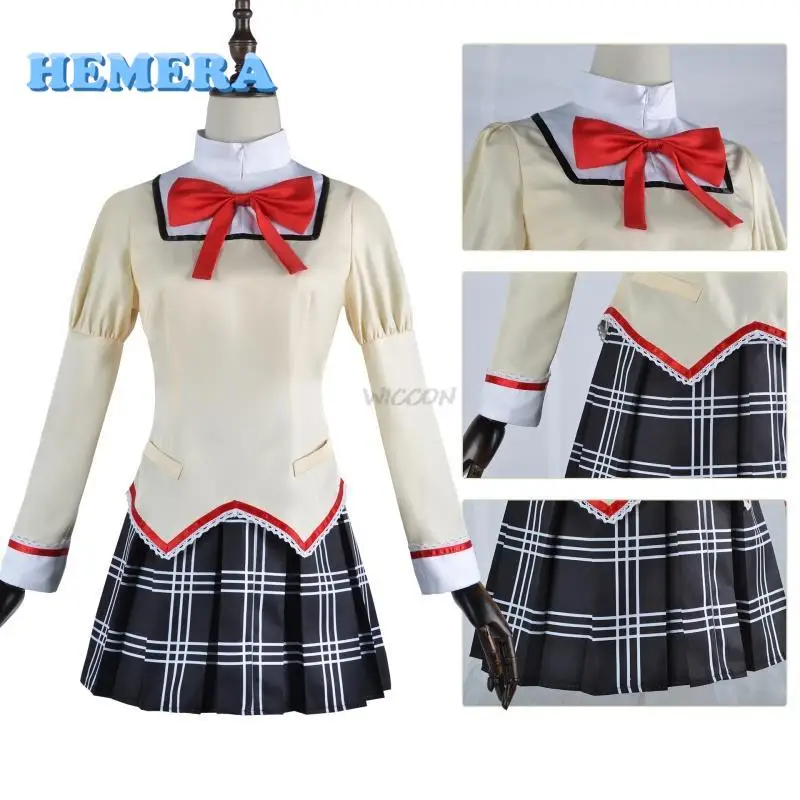 

Одежда для косплея Puella Magi Madoka Magica, обувь, школьная форма Kaname Madoka Akemi Homura Tomoe Mami Miki Sayaka Сакура Кёко