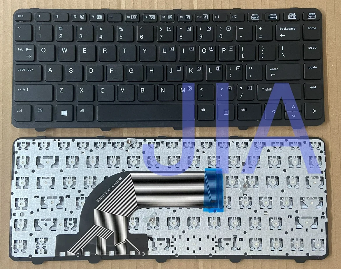 Us Per Hp Probook 430 G2 440 G0 440 G1 440 G2 445 G1 445 G2 Tastiera Retroilluminata Inglese Con Cornice