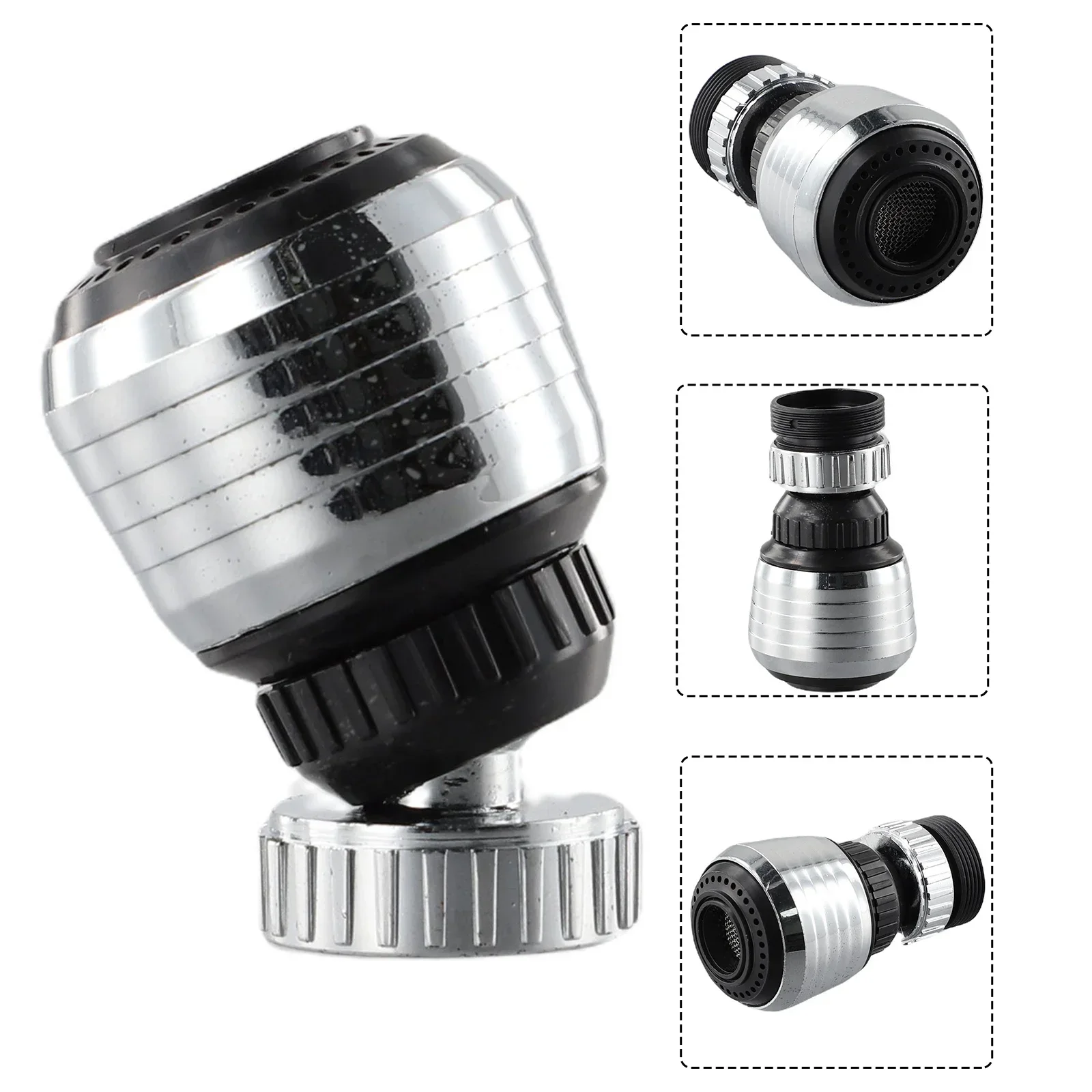 /////////////////////////////////////// 360 Rotate Swivel Water Saving Tap Aerator Faucet Nozzle Filter Kitchen