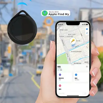 휴대용 물품 분실 방지 로케이터 보안 보호 경보 장치, 미니 GPS 추적기, 반려동물 어린이 키 작업, 애플 파인드 마이