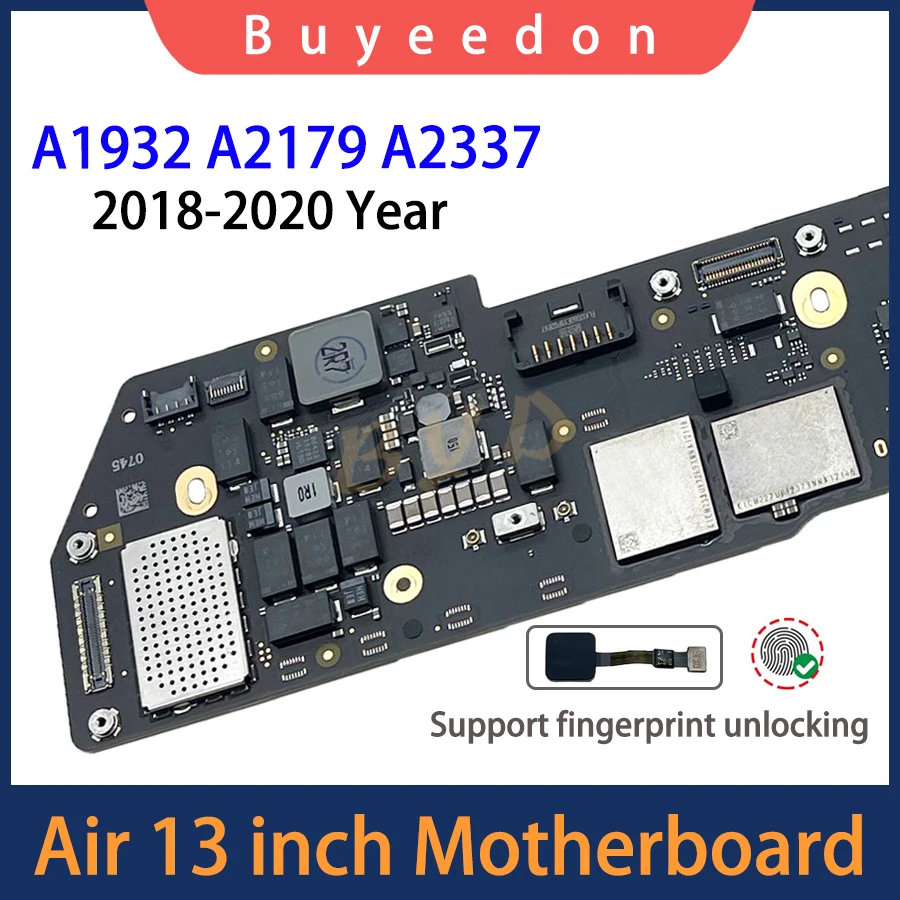 Original For Macbook Air 13" M1 A1932 A2179 A2337 Motherboard 2018 2019 2020 Year