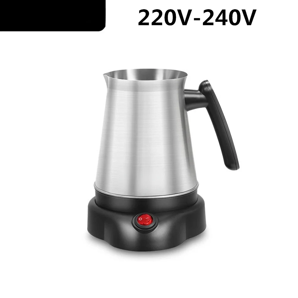 Turkish Greek Coffee Moka Tea Pot Maker Machine 800ML Portable Electric Kettle 6 Cups Stainless Steel Boiling Water 220V EU 전 2