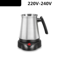 Turkish Greek Coffee Moka Tea Pot Maker Machine 800ML Portable Electric Kettle 6 Cups Stainless Steel Boiling Water 220V EU 전 2
