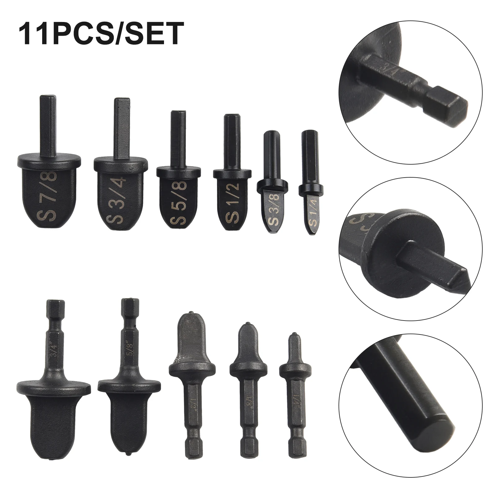 

Copper Expander Tube Expander Expander Tools Expand and Connect with Air Conditioner Copper Tube Expander Set 11pcs