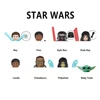 WM6081 Building Blocks Kylo Ren Bricks Chewbacca Figures Finn Mini Figurines Sheev Palpatine Figure Yoda Assembly Kids Toy 1