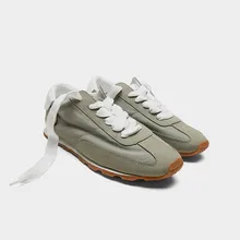 

Za Vintage Casual Sneakers Women Beige Sport Shoes Breathable 2022 Spring Autumn Outdoor Platform Walking Ladies Shoes