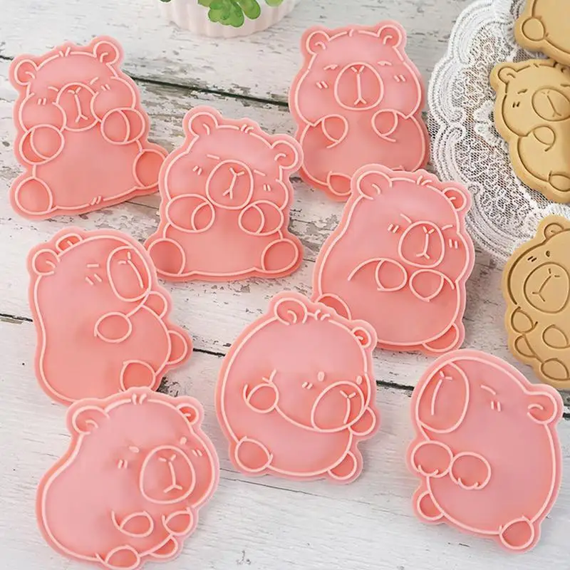 18 Piece Capybara Cookie Cutter Set for Baking