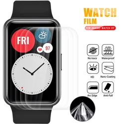 Pack of Full Screen TPU Soft Hydrogel Explosion-Proof Protective Films for 1pcs (For Huawei Watch Fit)
