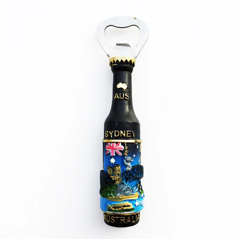 

Fridge Magnet Creative Australian Bottle Opener Creative Decoration Crafts Tourism Souvenir Message Post