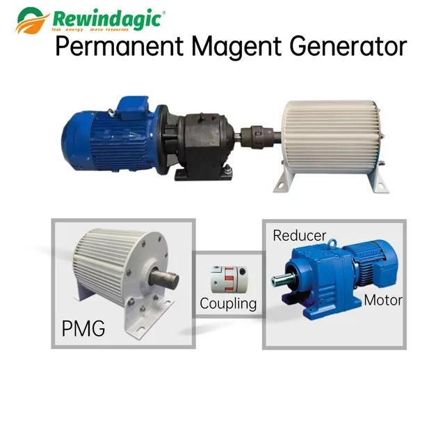 20KW 30KW 50KW 100KW เครื่องกําเนิดไฟฟ้าแม่เหล็กถาวร 220V 110V 120V 380V 400RPM ไดนาโมเครื่องกําเนิดไฟฟ้ากระแสสลับ Quiet เครื่องกําเนิดไฟฟ้าขับเคลื่อนมอเตอร์ 1