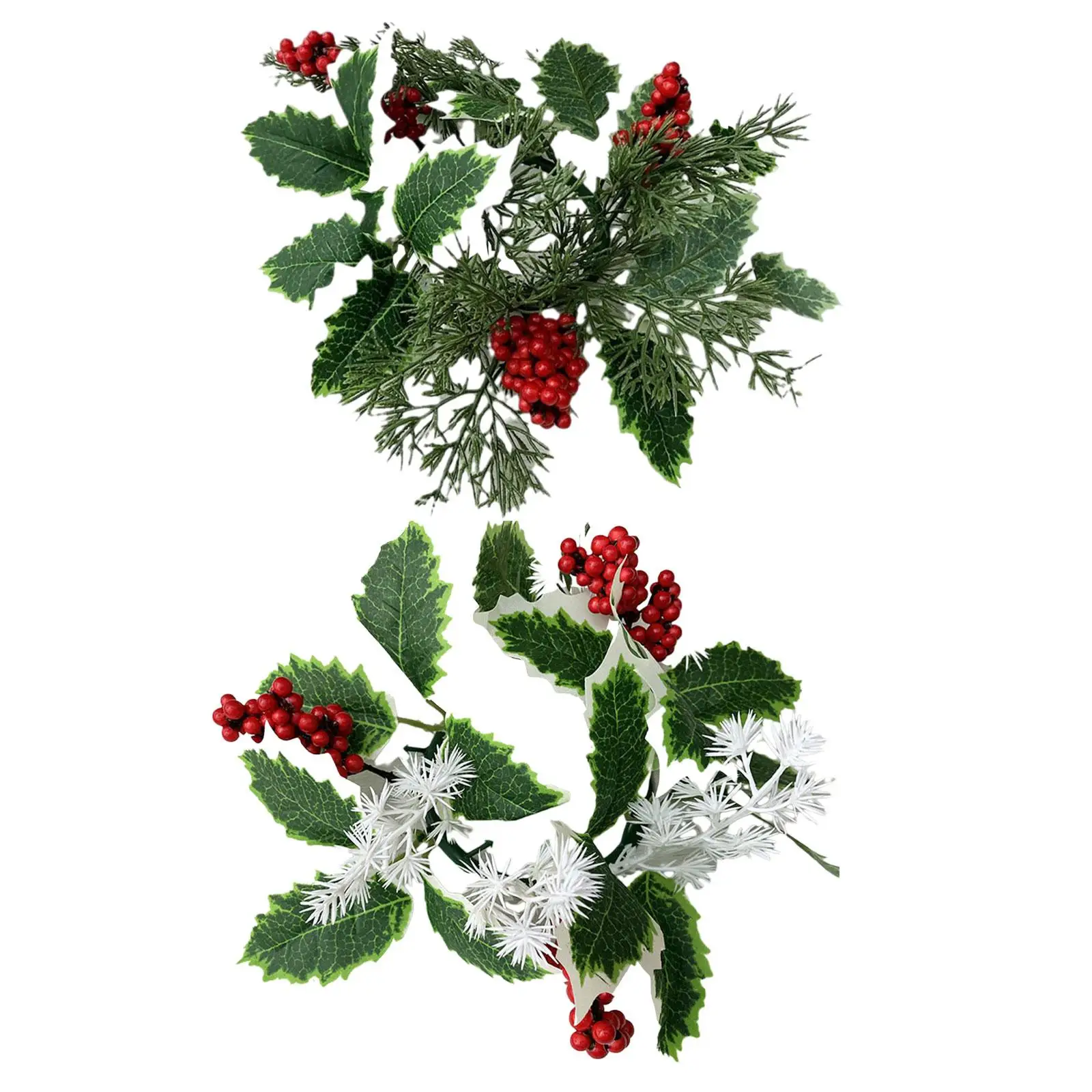 

Berries Candle Rings Wreaths 10'' Leaves Wreath Table Centerpieces Candle Garland Rings for Wedding Bar Tabletop Party Decor