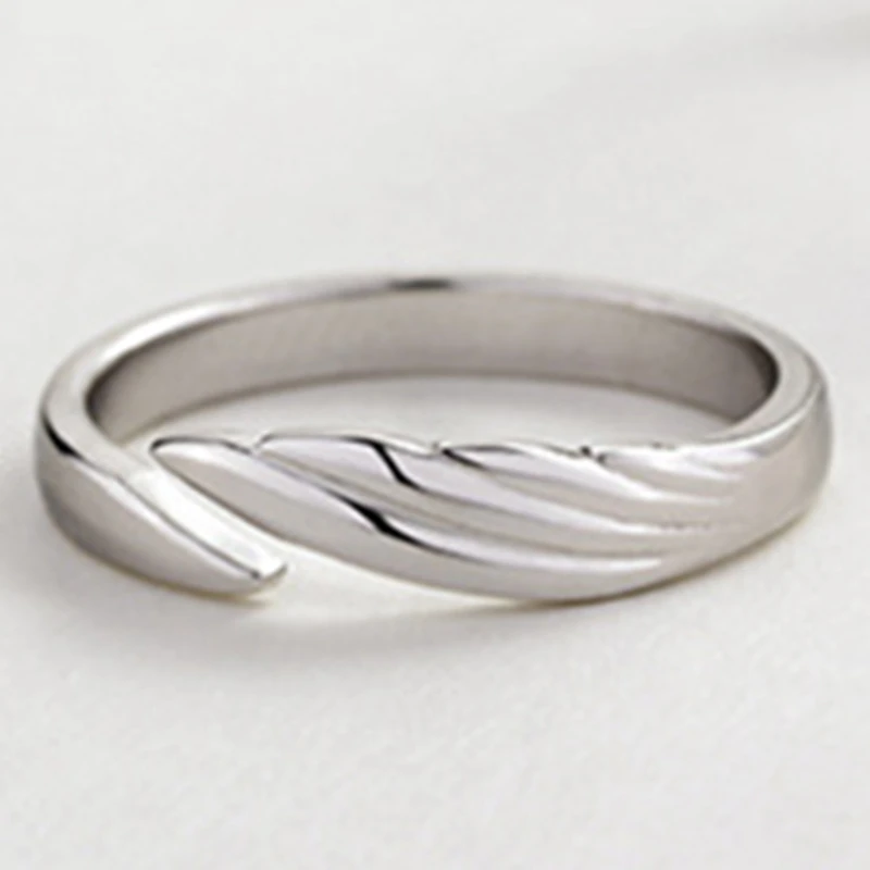 

Rings Couple Rings Angel And Devil Couple Rings Jewelry Couple Rings Men And Women Rings (Black And Silver Color) 2Pcs