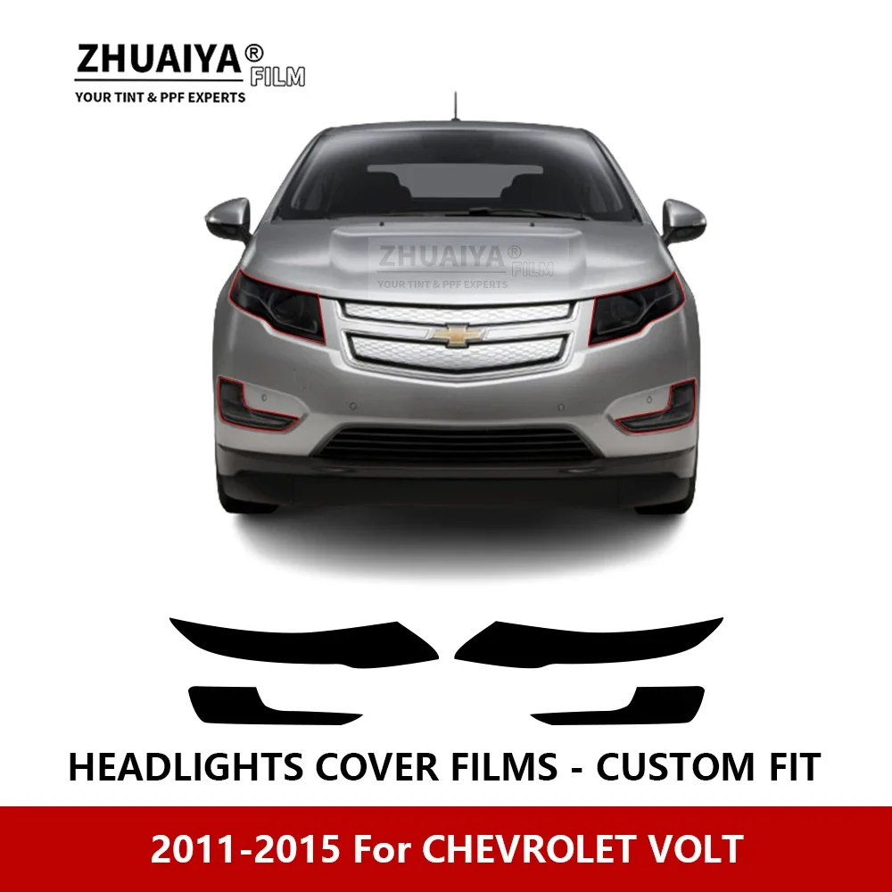 

Для CHEVROLET VOLT 2011-2015 Автомобильная внешняя фара против царапин PPF предварительно отрезанная Защитная пленка для ремонта автомобильные наклейки аксессуары