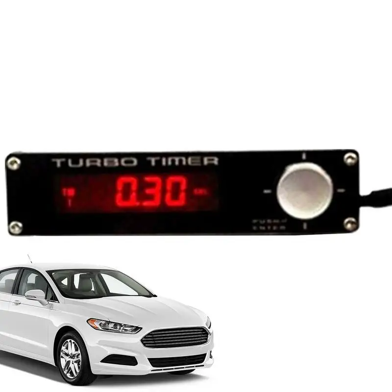 Turbo Timer Device Car Universal Led Digital Auto Modified Device Display A Led Digitale Rallentatore Di Tempo Di Parcheggio Universale Per Auto