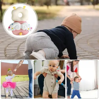 Toddler Baby Head Protector Cushion Backpack Wear Protection Adjustable Infant Safety Back for Baby Walkers Protective Head 2