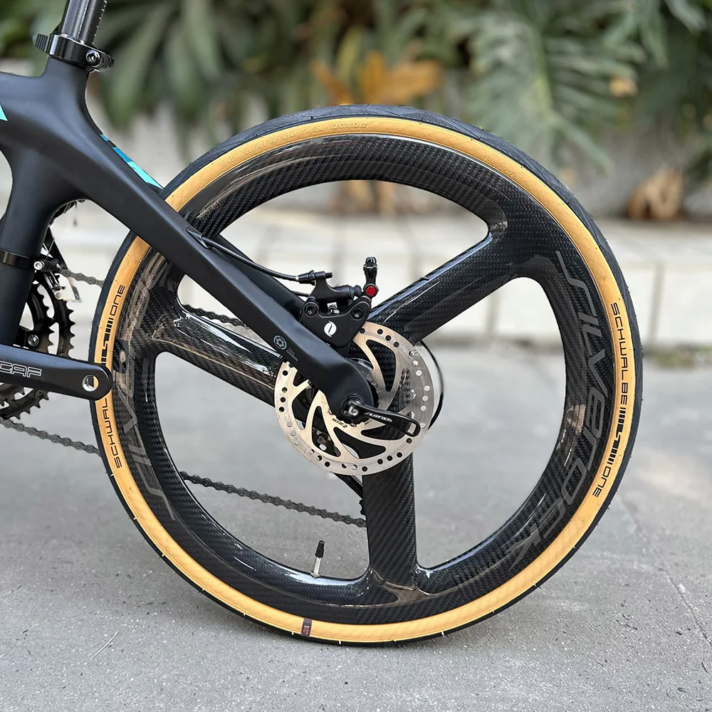 シルバロック トリスポーク カーボンディスクブレーキホイール 20