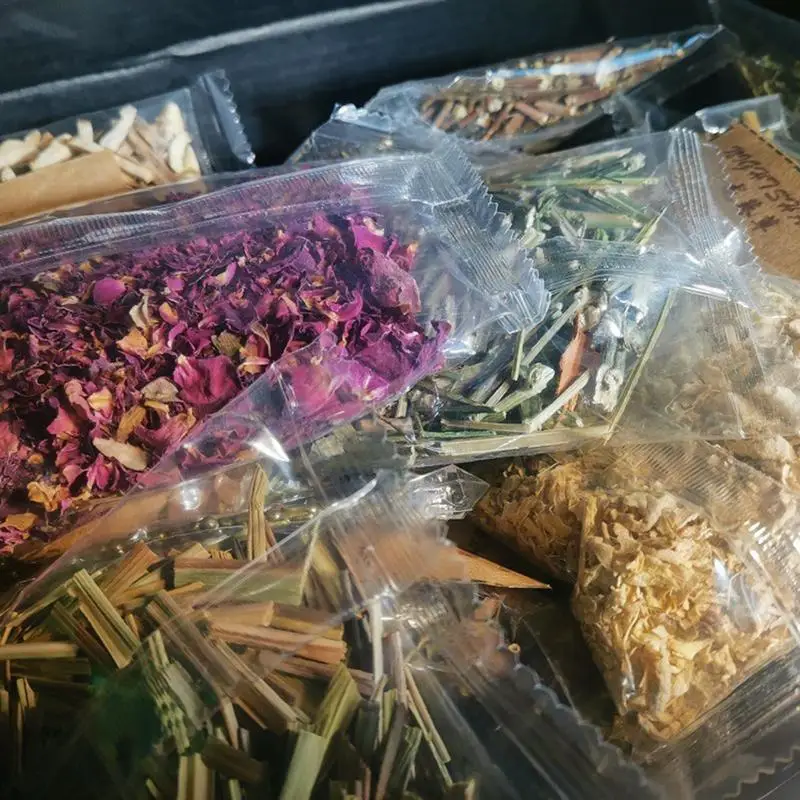 30 Herbs Witchcraft Kit Dried Herb Kit With Crystal Spoon Home Decor For Wicca Witchcraft Gifts For Women