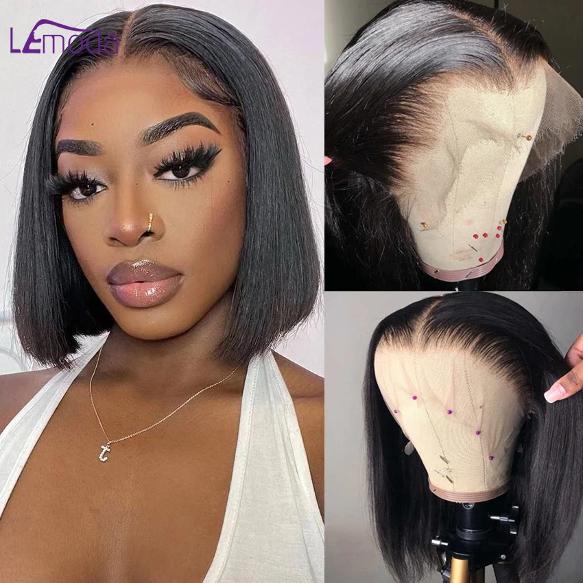 Straight Bob Wig 13x4 Full Frontal Human Hair Wigs 210 Density Bob Brazilian Bone Straight Human Hair Wigs human hair wig human hair extensions lace front wig human hair wigs front lace wig