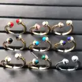 Rose gold and green