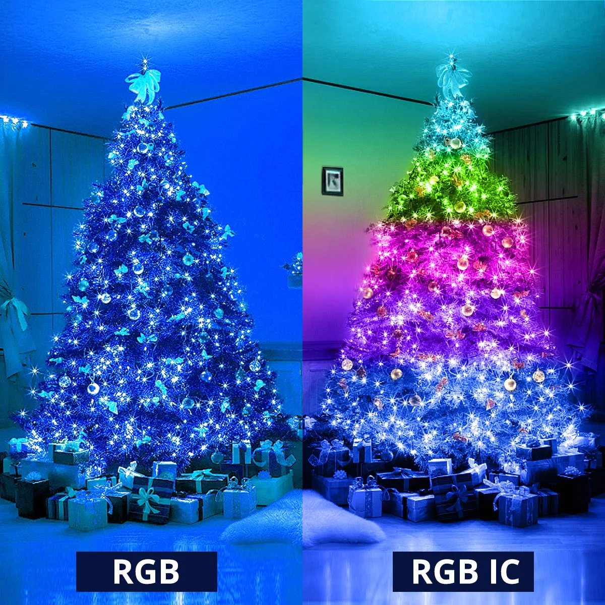 Christmas Tree Lights Remote Control  Remote Control Led Christmas Lights  - Usb - Aliexpress