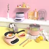 Funny Simulation Kitchen Toys Real Cooking Small Kitchen Utensils Kids Cooking Interest Development Educational Play House Toys 1