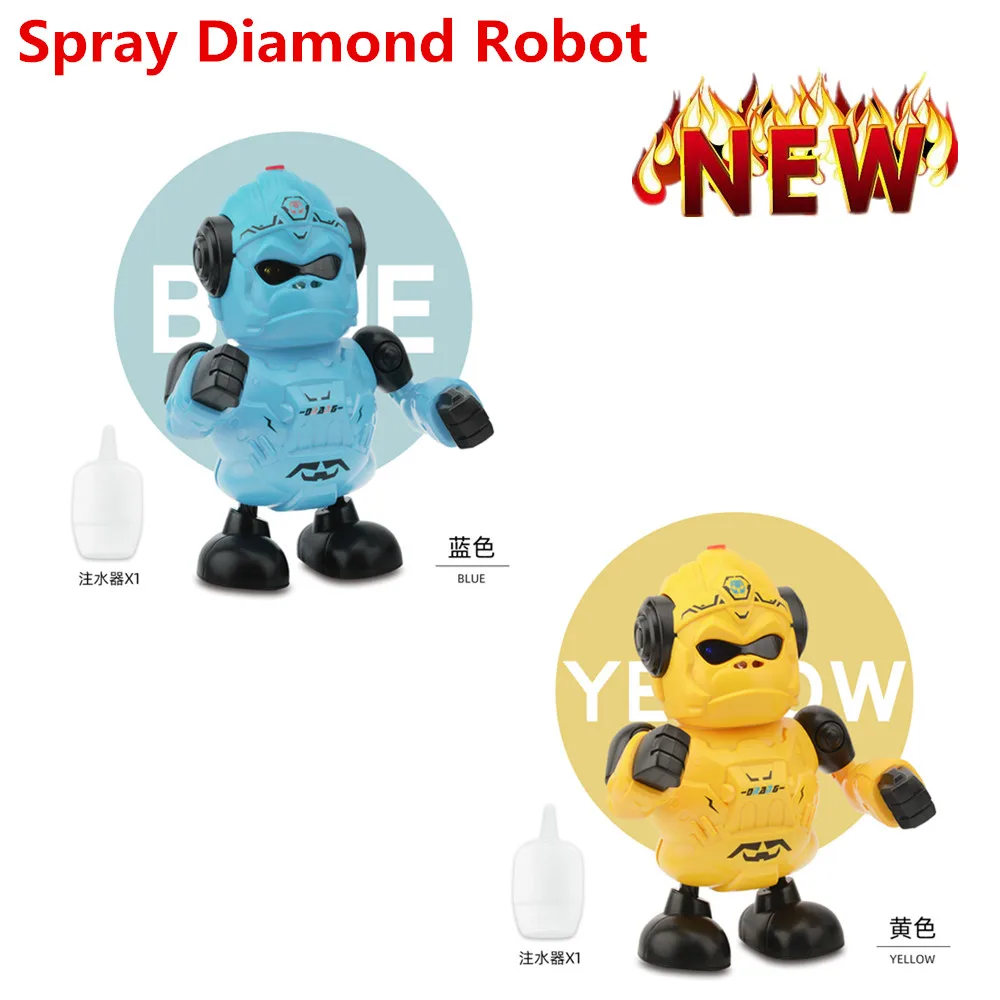 Robot Elettrico Multifunzione Spray King Kong Robot Con Luce, Musica, Modello Giocattolo Robot Gorilla Giocattoli Per Bambini