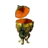 QIFU Yellow Large Faberge Egg Souvenir Gift for Home Decor 3